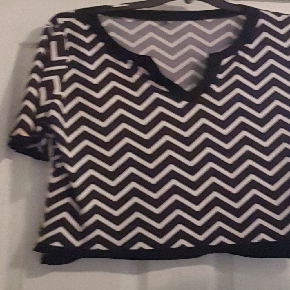 Women striped blouse. 2X